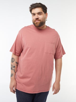 Comfort-fit katoenen T-shirt