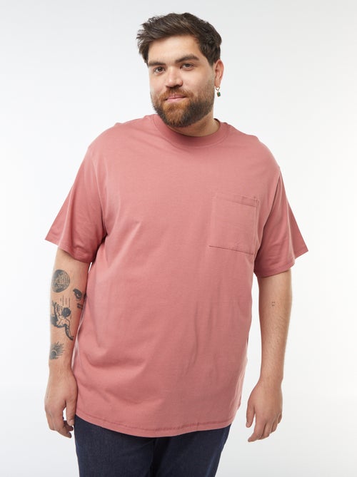 Comfort-fit katoenen T-shirt - Kiabi