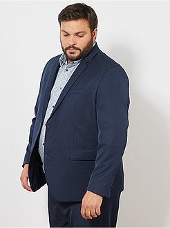 Herenmode grote maten - Comfortabel effen kostuumjasje - Kiabi
