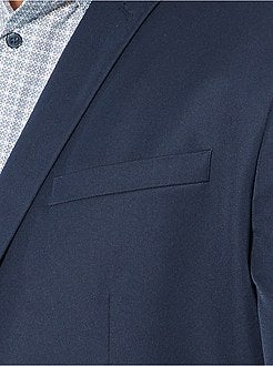 Herenmode grote maten - Comfortabel effen kostuumjasje - Kiabi