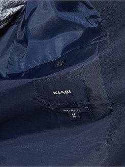 Herenmode grote maten - Comfortabel effen kostuumjasje - Kiabi