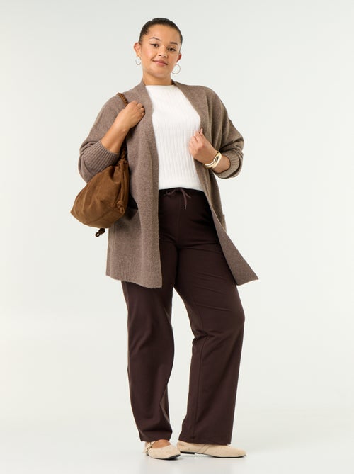 Comfortabele broek van dunne stof - Kiabi