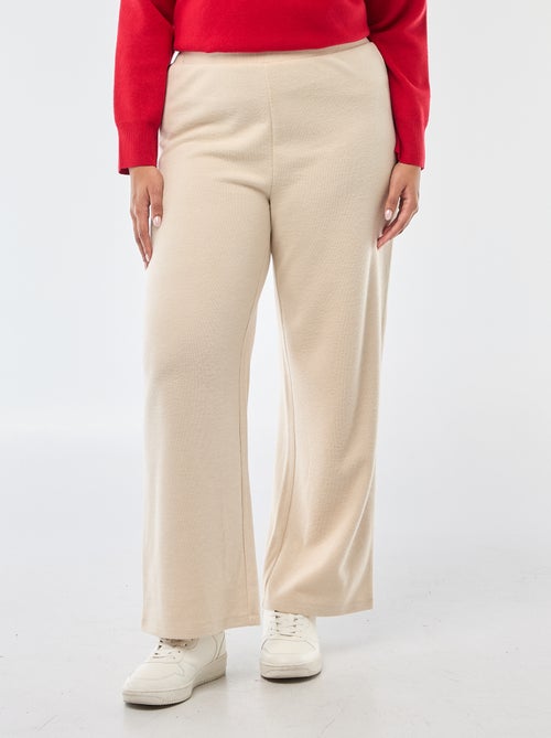 Comfortabele broek van ribstof - Kiabi Comfortabele broek van ribstof - Kiabi
