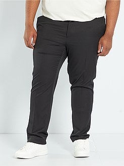 Comfortabele effen kostuumpantalon - Kiabi