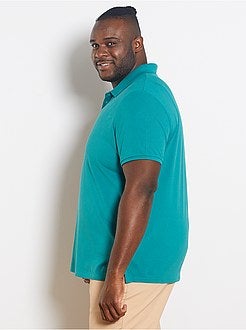 Herenmode grote maten - Comfortabele polo van piquékatoen - Kiabi