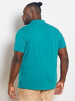 Herenmode grote maten - Comfortabele polo van piquékatoen - Kiabi