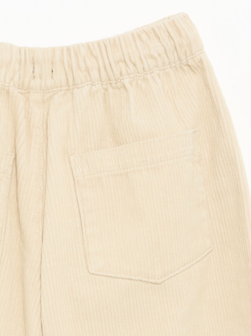 Corduroy broek Biege - Kiabi