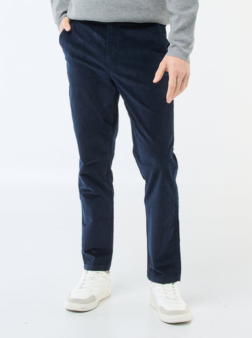 Corduroy chino met standaard taille - Kiabi