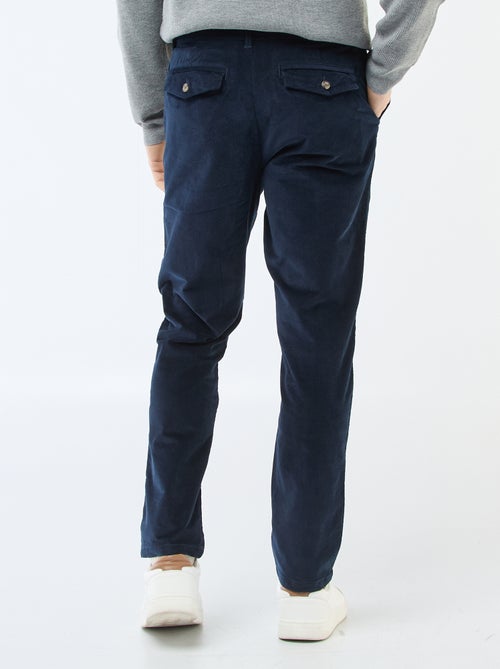 Corduroy chino met standaard taille - Kiabi