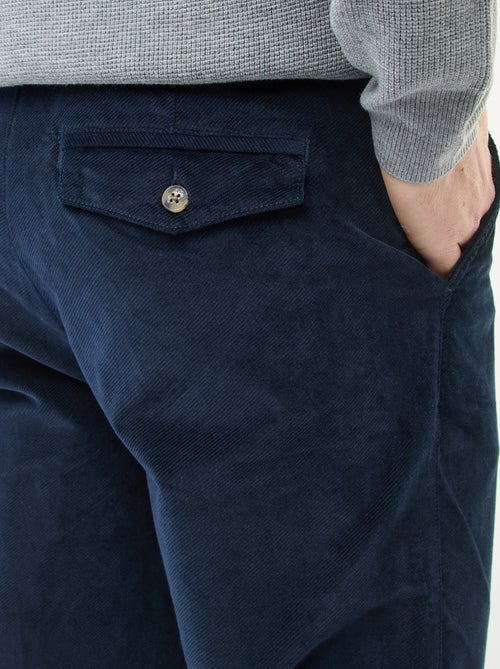 Corduroy chino met standaard taille - Kiabi