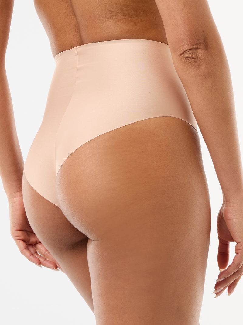 Corrigerende hoge taille shapewearculotte Ecru - Kiabi