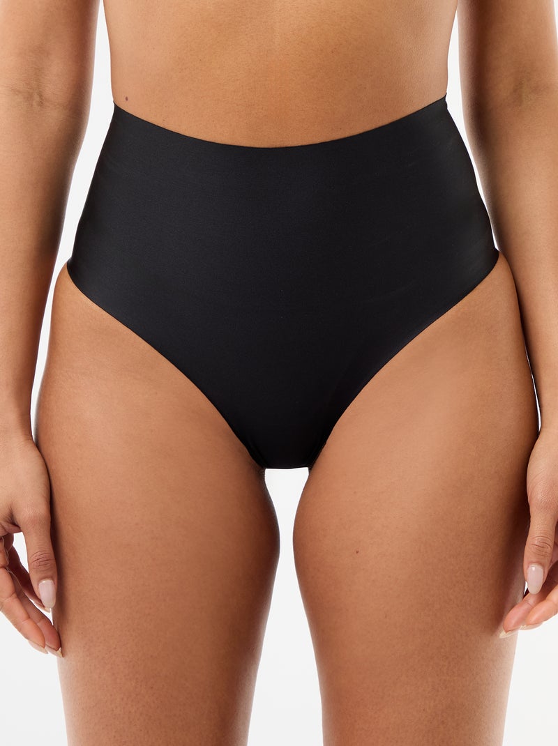Corrigerende hoge taille shapewearculotte Zwart - Kiabi