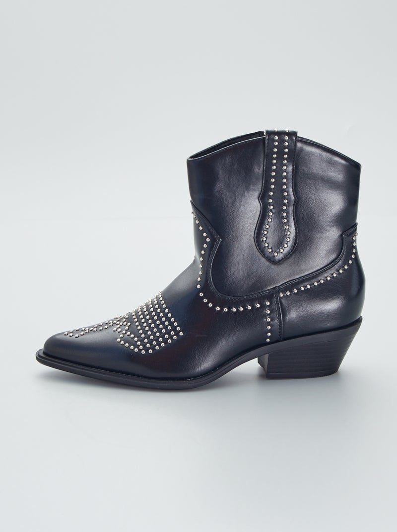 Cowboylaarzen zwart - Kiabi