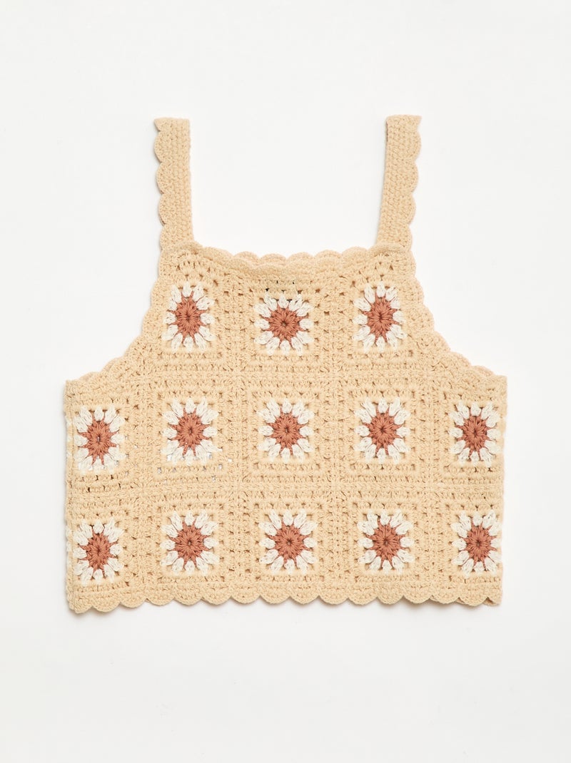 Crochettop Biege - Kiabi