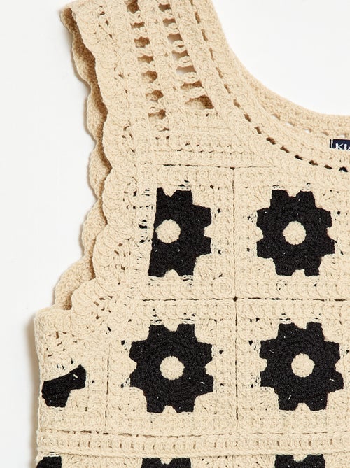 Crochettop met motief - Kiabi