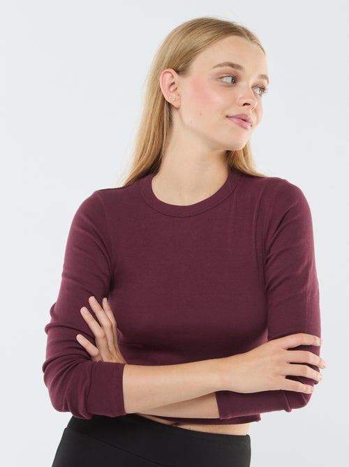 Cropped basic T-shirt - Kiabi