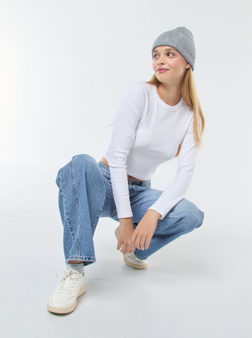 Cropped basic T-shirt - Kiabi