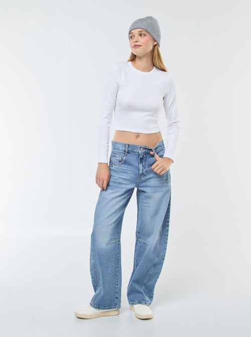 Cropped basic T-shirt - Kiabi