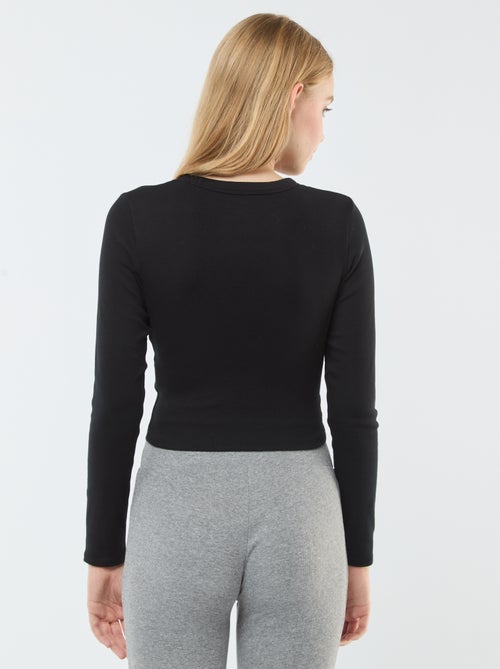 Cropped basic T-shirt - Kiabi