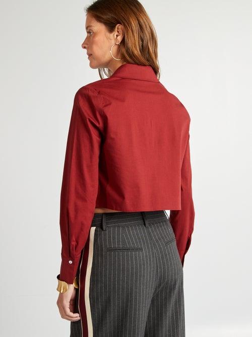 Cropped blouse - Kiabi