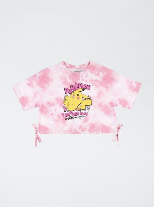Cropped 'Pokémon'-print T-shirt - Kiabi