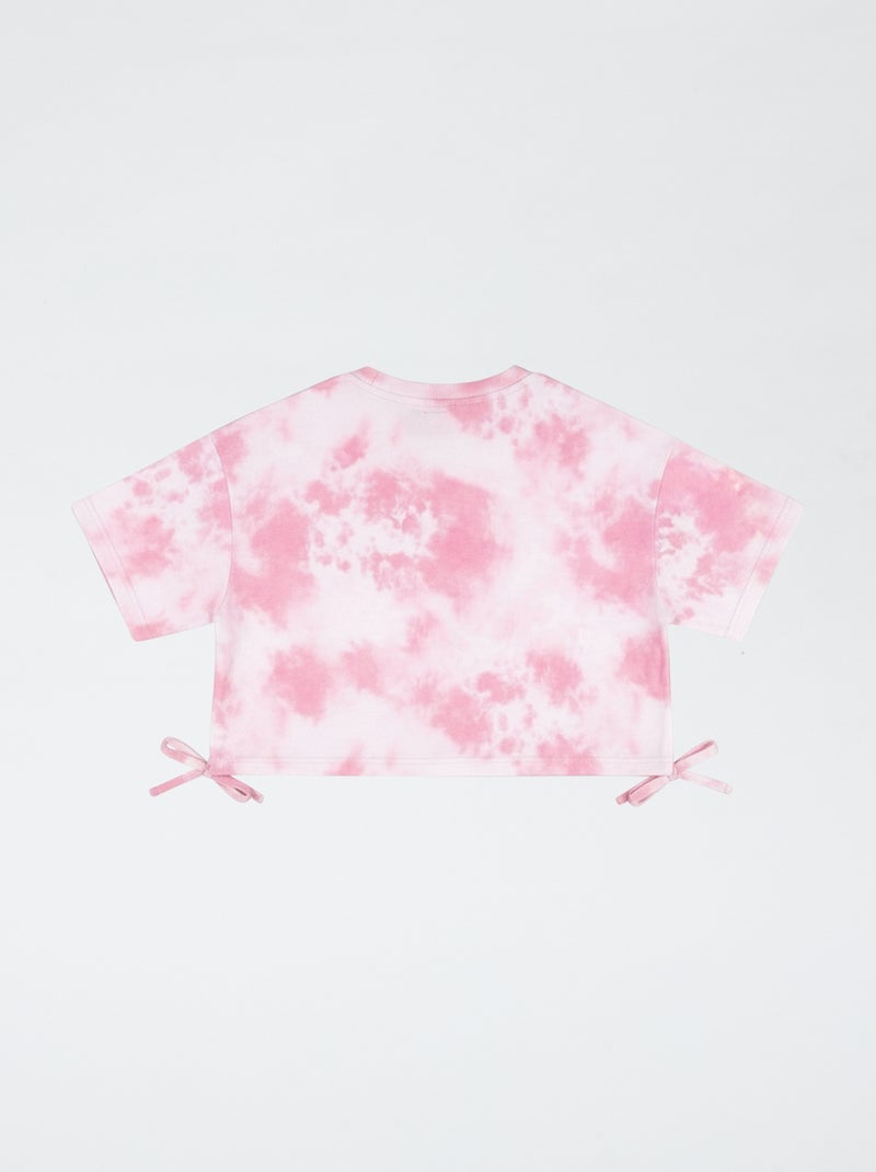 Cropped 'Pokémon'-print T-shirt Rose - Kiabi