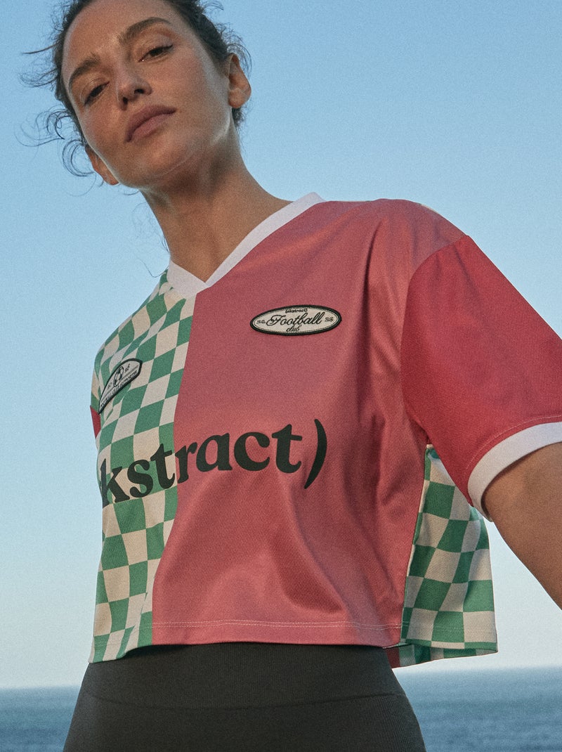 Cropped sport T-shirt - (ekstract) Rose - Kiabi