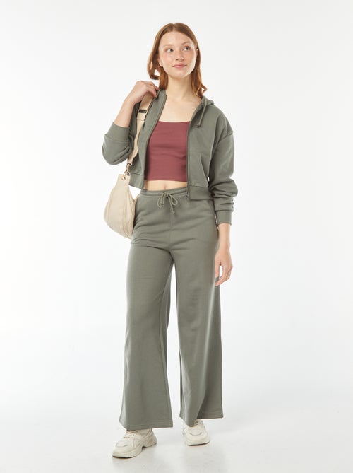 Cropped sweater met capuchon - Kiabi