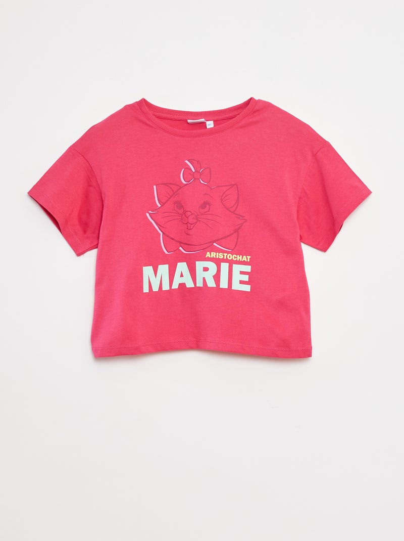 Cropped T-shirt 'Marie' Rose - Kiabi