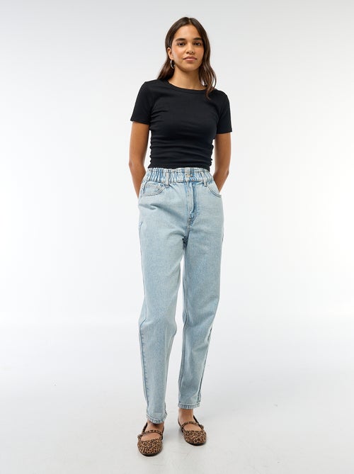 Cropped T-shirt met korte mouw - Kiabi