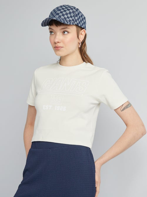 Cropped T-shirt 'NFL' - Kiabi