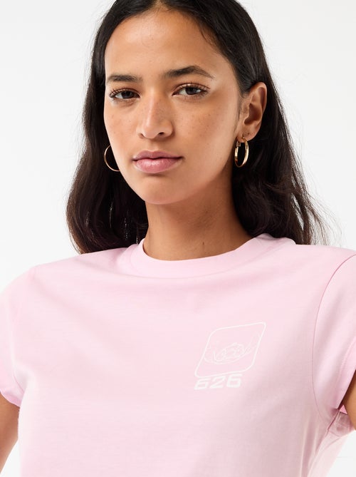 Cropped T-shirt 'Stitch' 'Disney' - Kiabi