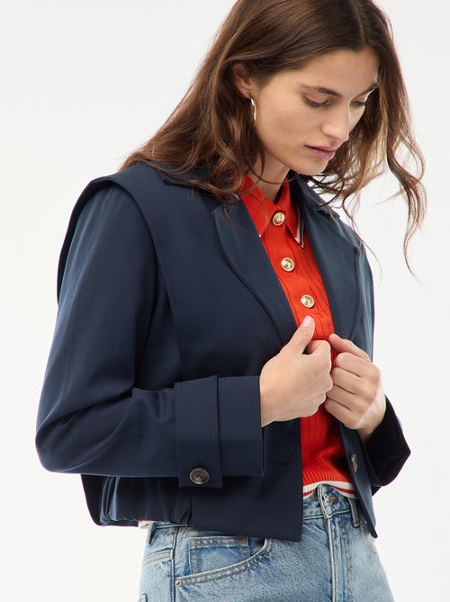 Cropped trenchcoat - Kiabi