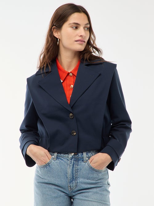 Cropped trenchcoat - Kiabi