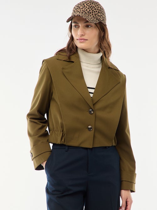 Cropped trenchcoat - Kiabi