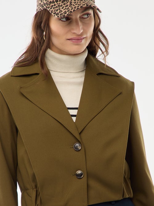 Cropped trenchcoat - Kiabi