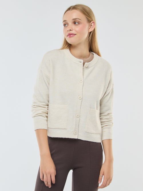 Cropped vest van tricot - Kiabi