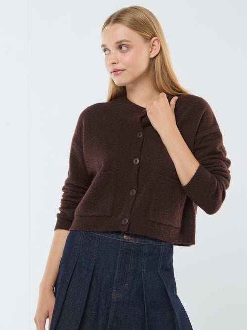 Cropped vest van tricot - Kiabi