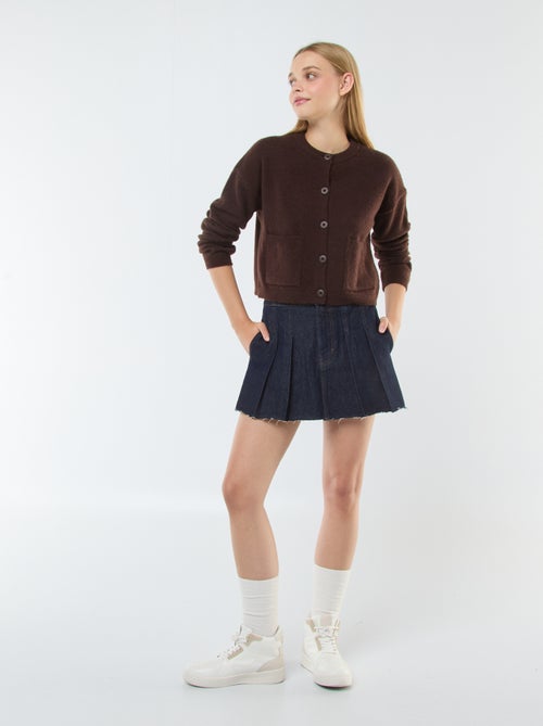 Cropped vest van tricot - Kiabi