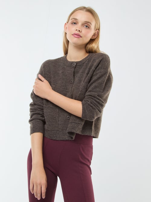 Cropped vest van tricot - Kiabi