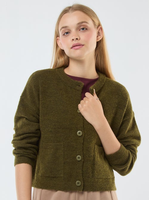 Cropped vest van tricot - Kiabi