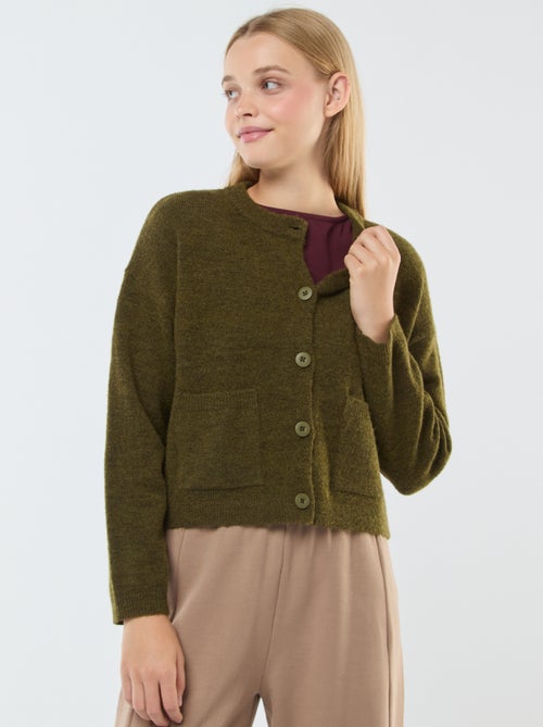 Cropped vest van tricot - Kiabi