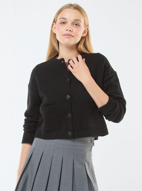 Cropped vest van tricot - Kiabi