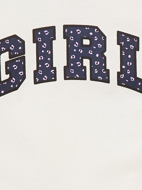 Croptop in campusstijl - Kiabi