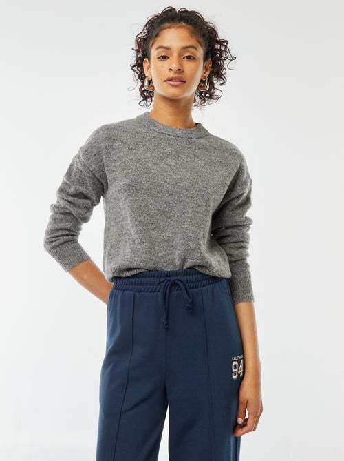 Croptrui van zacht tricot - Kiabi