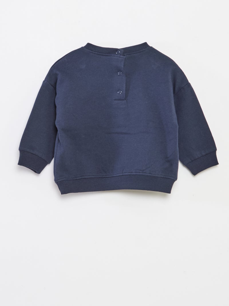 DC Comics-sweater met Superman-print en ronde hals Blauw - Kiabi