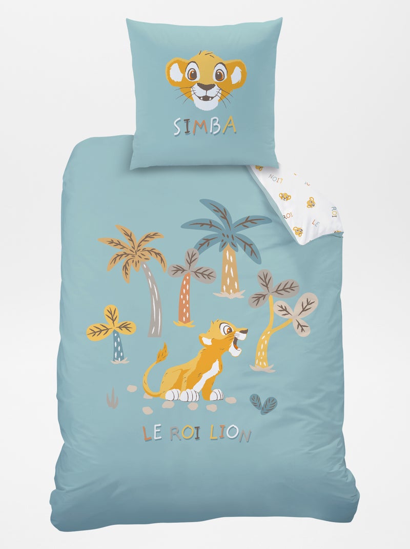 De Leeuwenkoning-dekbedset - 1-persoonsbed GRIJS - Kiabi