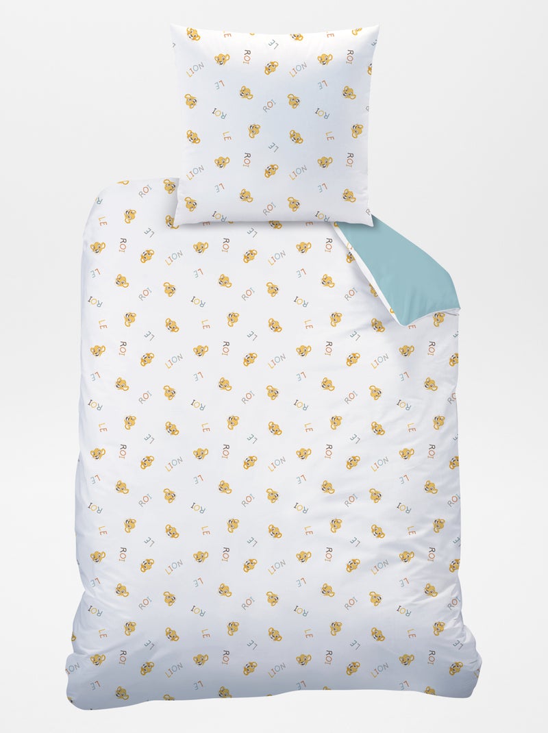 De Leeuwenkoning-dekbedset - 1-persoonsbed GRIJS - Kiabi