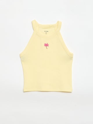 Débardeur met Amerikaanse mouwinzet