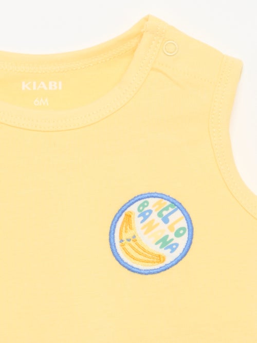 Debardeur met patch op de borst - Kiabi